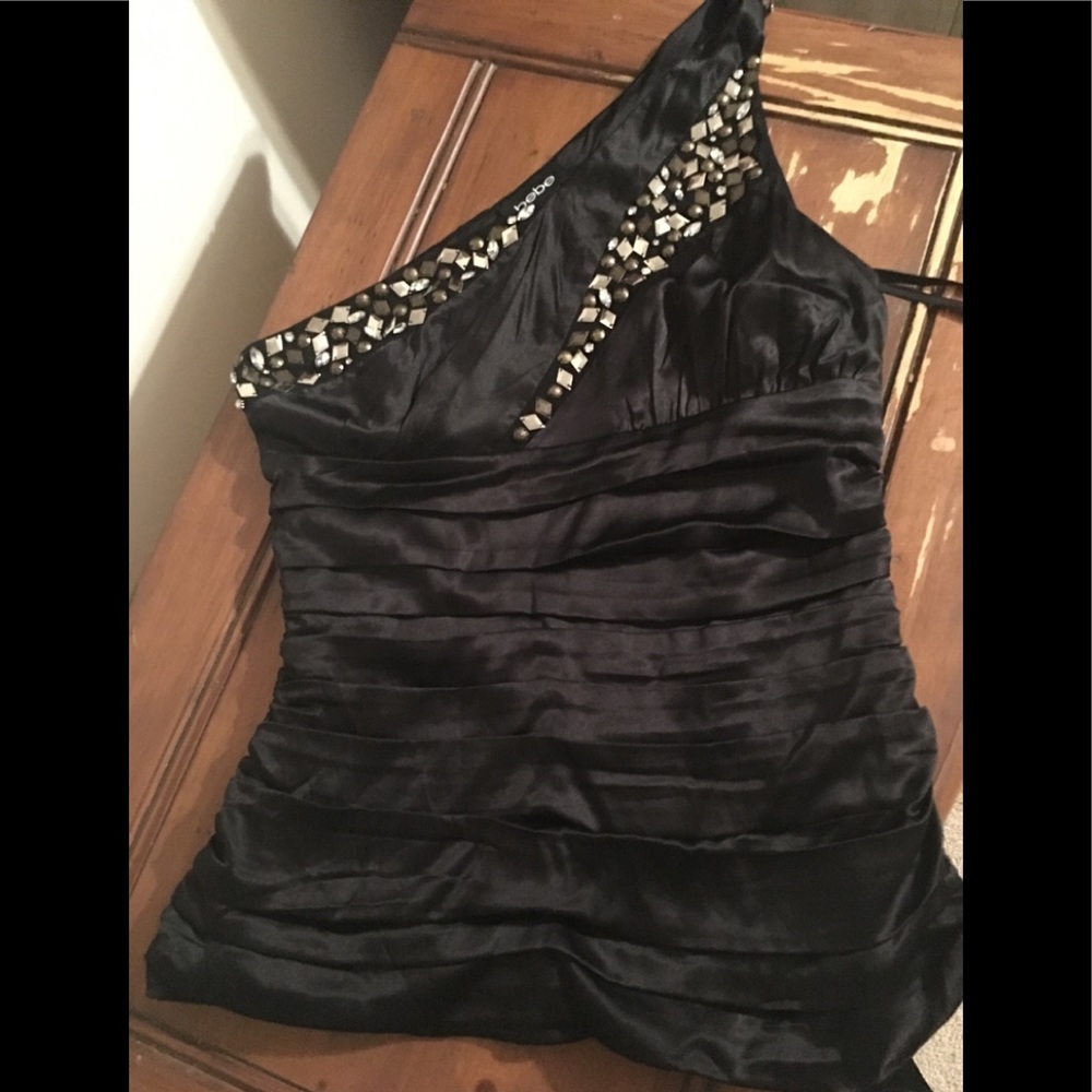 Black Bebe Top.